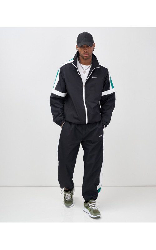 Мужской спортивный костюм чёрный, весна-лето, для активного отдыха в Тюмени