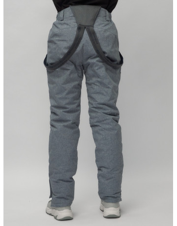 Женский горнолыжный комплект: куртка с цветочным принтом и брюки со съёмными бретелями