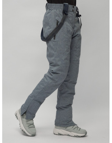 Женский горнолыжный комплект: куртка с цветочным принтом и брюки со съёмными бретелями