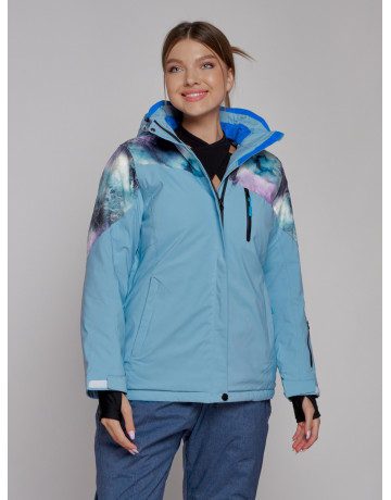 Женская горнолыжная куртка большого размера для зимних приключений.