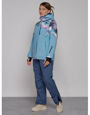Женская горнолыжная куртка большого размера для зимних приключений.