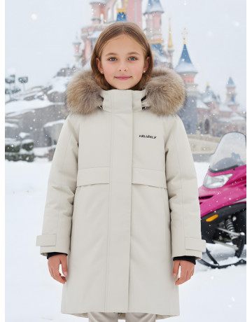 Зимняя парка для девочки-подростка, тёплая и стильная