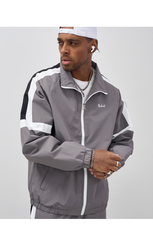 Мужской спортивный костюм для весны и лета, серый, для спорта. в Тюмени