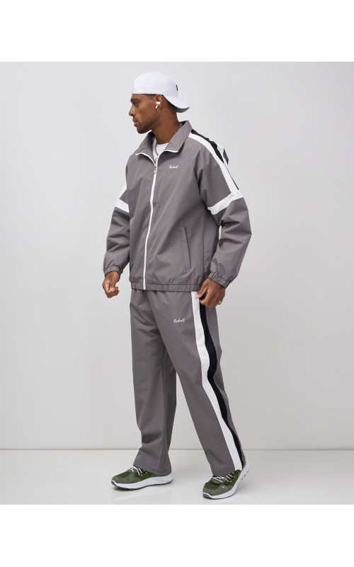 Мужской спортивный костюм для весны и лета, серый, для спорта. в Тюмени