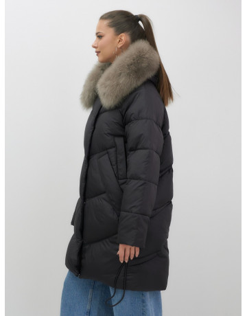 Длинный пуховик премиум-класса, удлинённый до колена