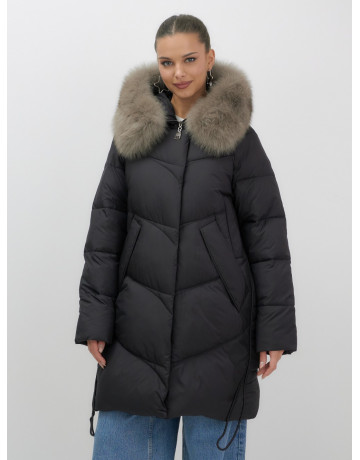 Длинный пуховик премиум-класса, удлинённый до колена