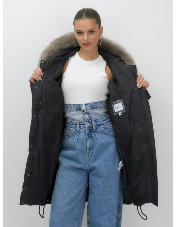 Длинный пуховик премиум-класса, удлинённый до колена