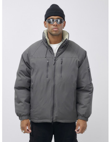 Мужская зимняя двусторонняя куртка для активного отдыха.