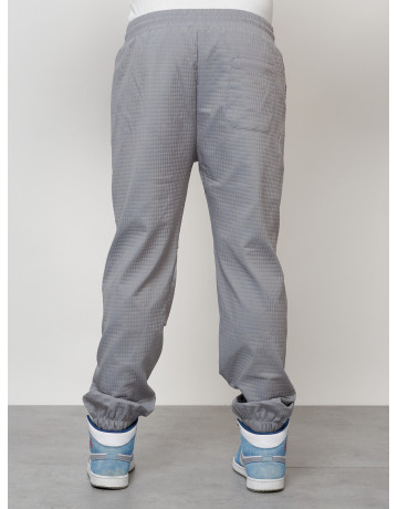 Мужской спортивный костюм для занятий спортом, серый, модный. в Тюмени