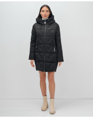 Женская зимняя куртка с капюшоном для холодной погоды.