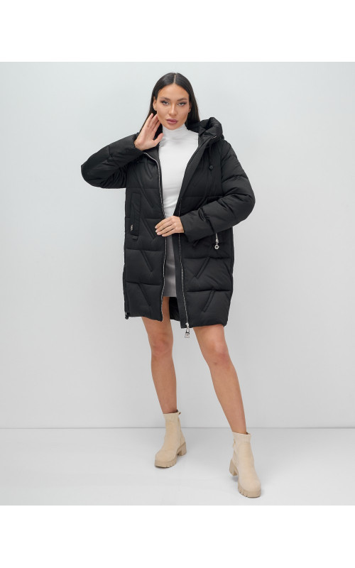 Женская зимняя куртка с капюшоном для холодной погоды.