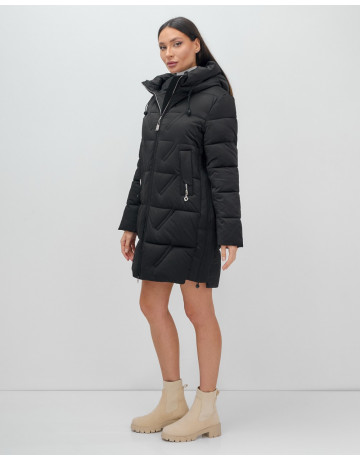 Женская зимняя куртка с капюшоном для холодной погоды.