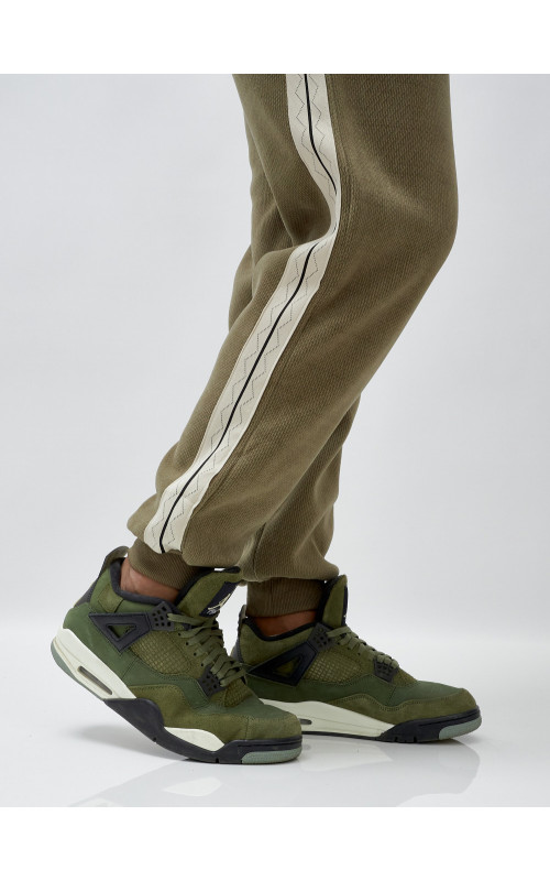 Мужской демисезонный спортивный костюм на флисе, цвет хаки, для спорта. в Тюмени