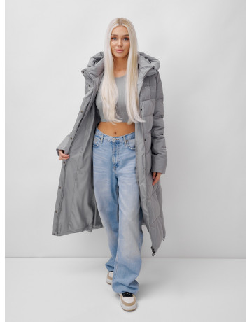 Длинный зимний пуховик для молодёжи