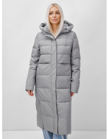 Длинный зимний пуховик для молодёжи