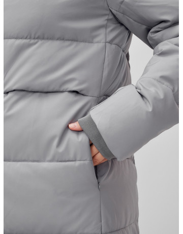 Длинный зимний пуховик для молодёжи