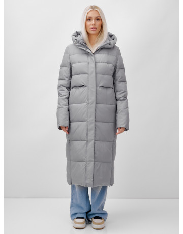 Длинный зимний пуховик для молодёжи