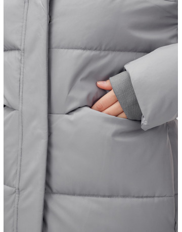 Длинный зимний пуховик для молодёжи