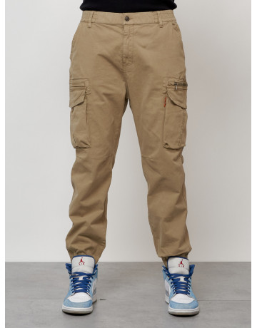 Мужские брюки карго зауженного кроя.