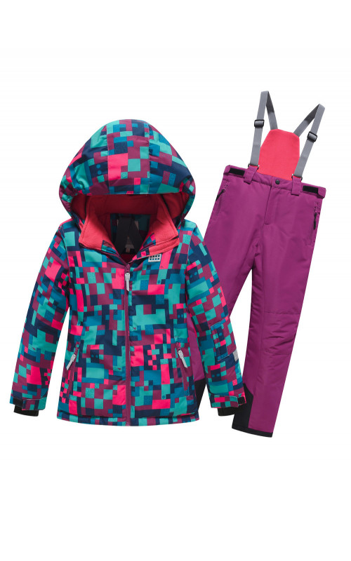Зимний лыжный костюм для девочек: комфорт и защита на склонах