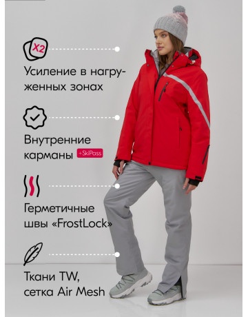 Женский горнолыжный костюм зимний утеплённый