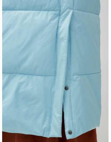 Длинный зимний пуховик с капюшоном для женщин