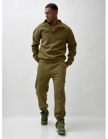 Утеплённый спортивный костюм для мужчин с начёсом.