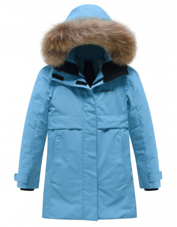 Зимняя парка для девочки-подростка, утеплённая и непромокаемая