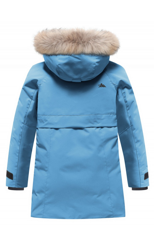 Зимняя парка для девочки-подростка, утеплённая и непромокаемая