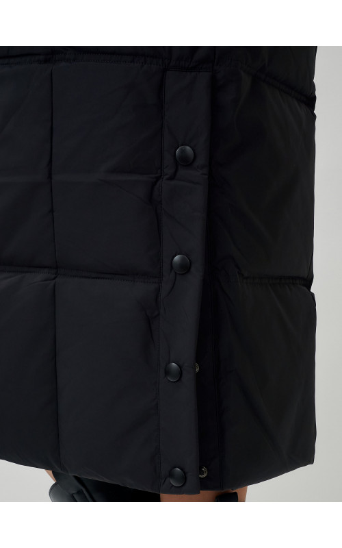 Длинный зимний пуховик для женщин