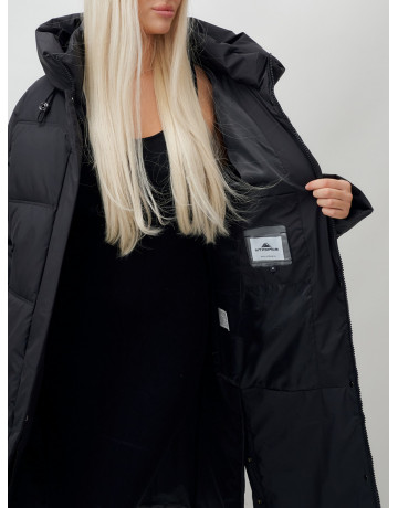 Длинный зимний пуховик для женщин