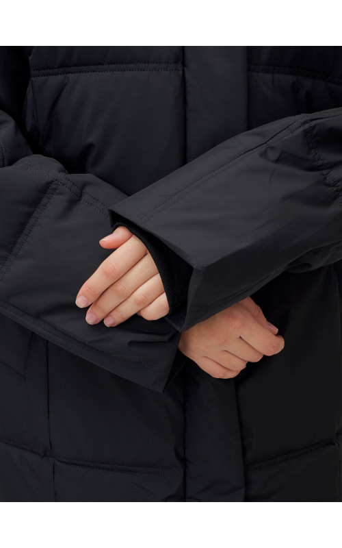 Длинный зимний пуховик для женщин