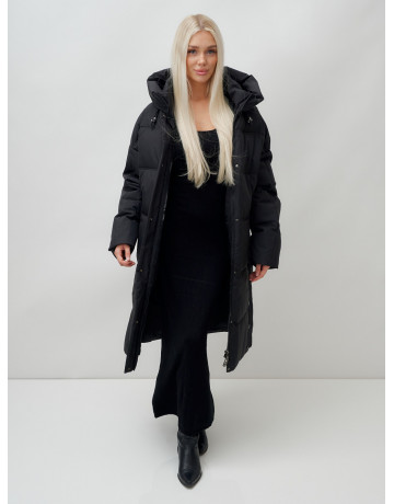 Длинный зимний пуховик для женщин