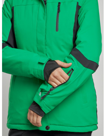 Женский горнолыжный костюм зимний, зелёный, для спорта. в Тюмени