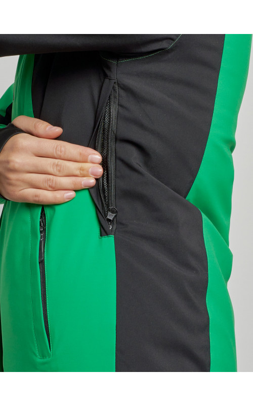 Женский горнолыжный костюм зимний, зелёный, для спорта. в Тюмени