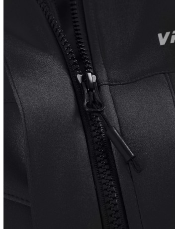 Женская спортивная ветровка с капюшоном softshell, чёрная, для активного отдыха в Тюмени