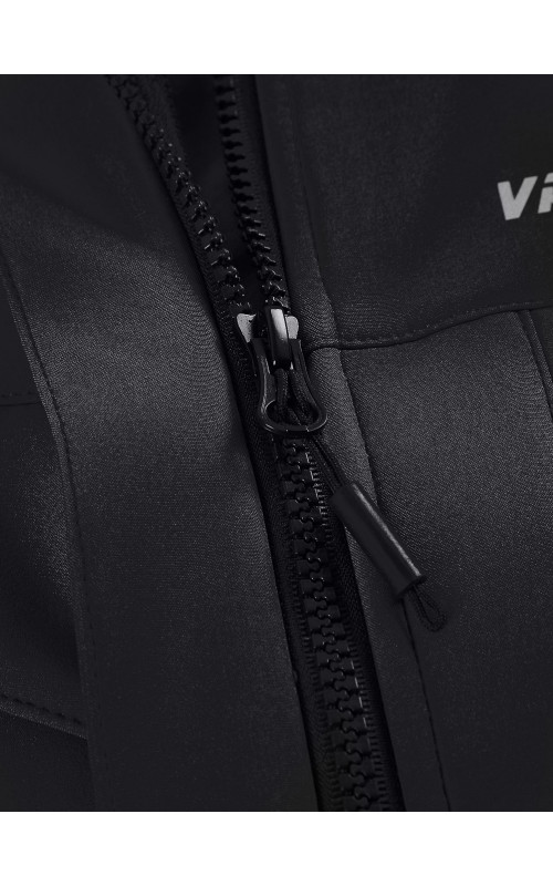 Женская спортивная ветровка с капюшоном softshell, чёрная, для активного отдыха в Тюмени