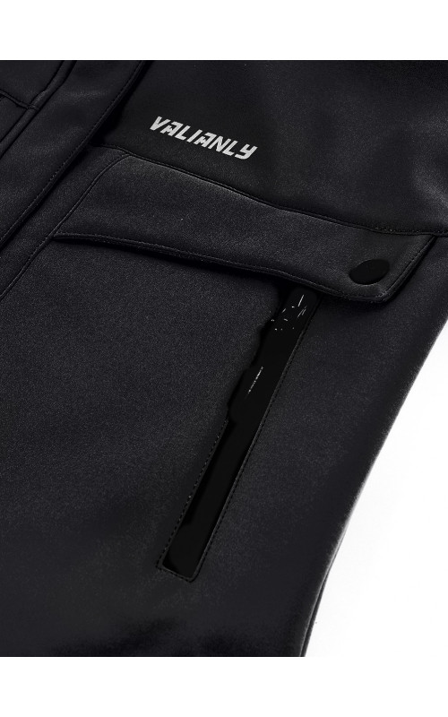 Женская спортивная ветровка с капюшоном softshell, чёрная, для активного отдыха в Тюмени