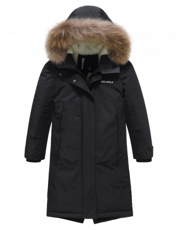 Тёплая детская парка с регулируемой посадкой.