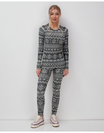 Женское термобельё для осени и зимы, спортивный стиль.