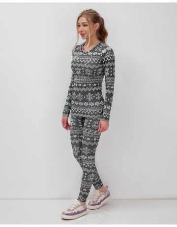 Женское термобельё для осени и зимы, спортивный стиль.