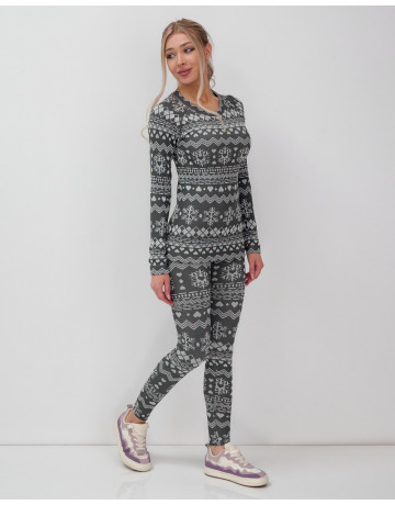 Женское термобельё для осени и зимы, спортивный стиль.