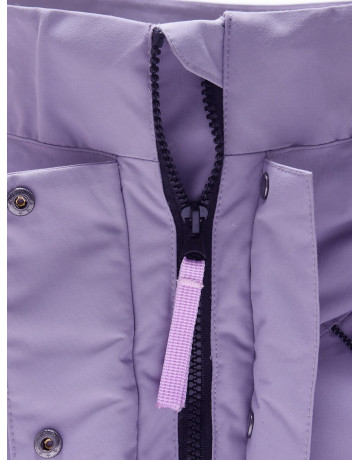 Зимняя парка для девочки-подростка с меховой подкладкой и ветро- и влагоотталкивающей тканью.