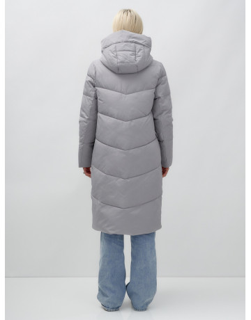 Тёплый женский пуховик с капюшоном