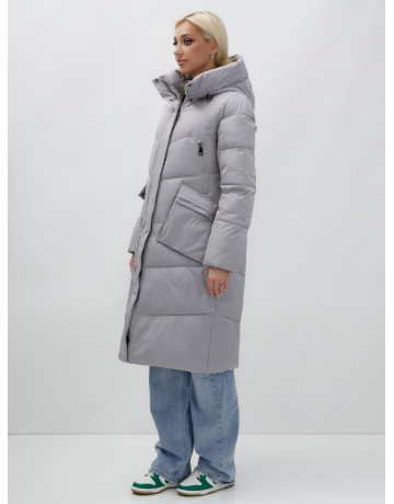 Тёплый женский пуховик с капюшоном