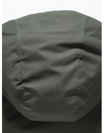 Зимняя мужская парка с капюшоном хаки, для активного отдыха в Тюмени