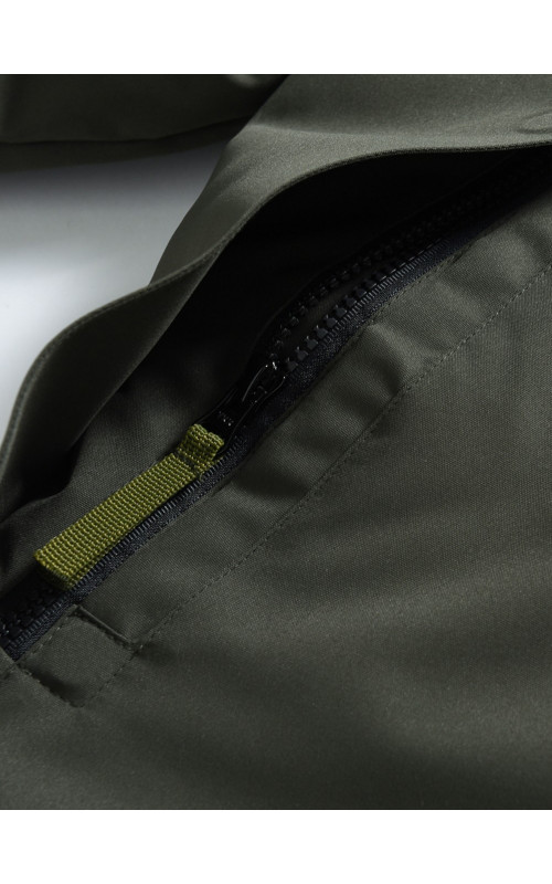 Зимняя мужская парка с капюшоном хаки, для активного отдыха в Тюмени