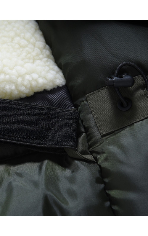 Зимняя мужская парка с капюшоном хаки, для активного отдыха в Тюмени