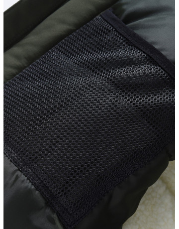 Зимняя мужская парка с капюшоном хаки, для активного отдыха в Тюмени