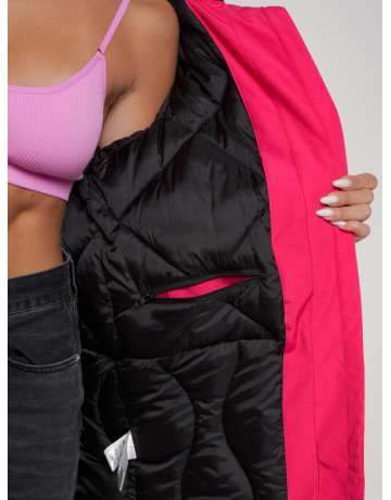 Женская зимняя парка с капюшоном, розовая, для прогулок. в Тюмени